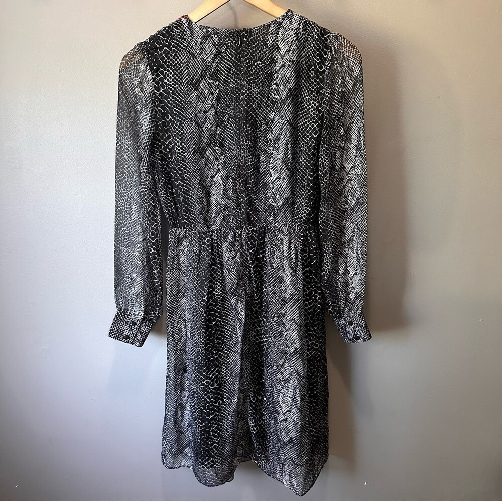 Manoush Cinched Waist Knee Length Dress | Size US4 | Snakeskin‎ Print - Picture 6 of 8